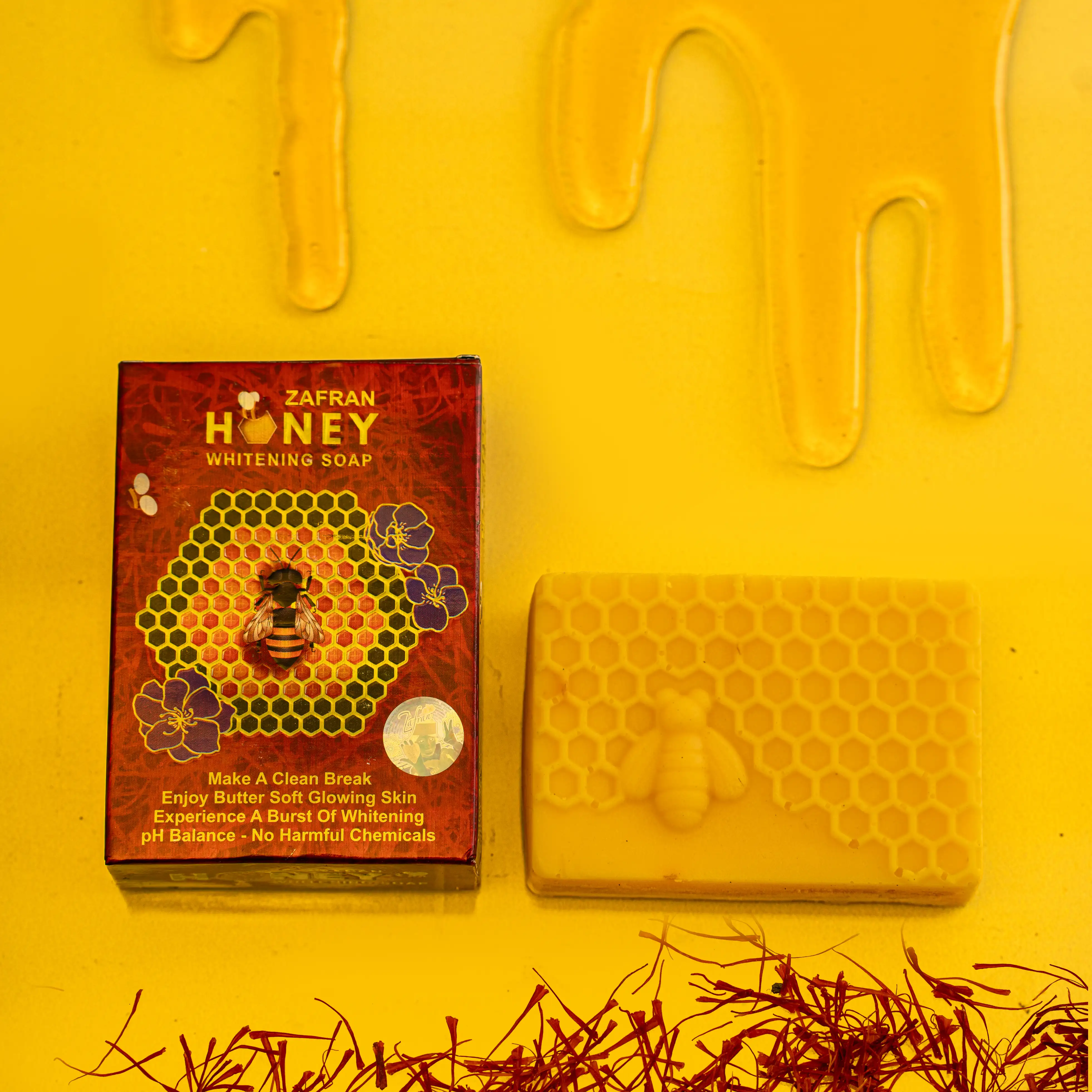 Zafran Honey Whitening Soap