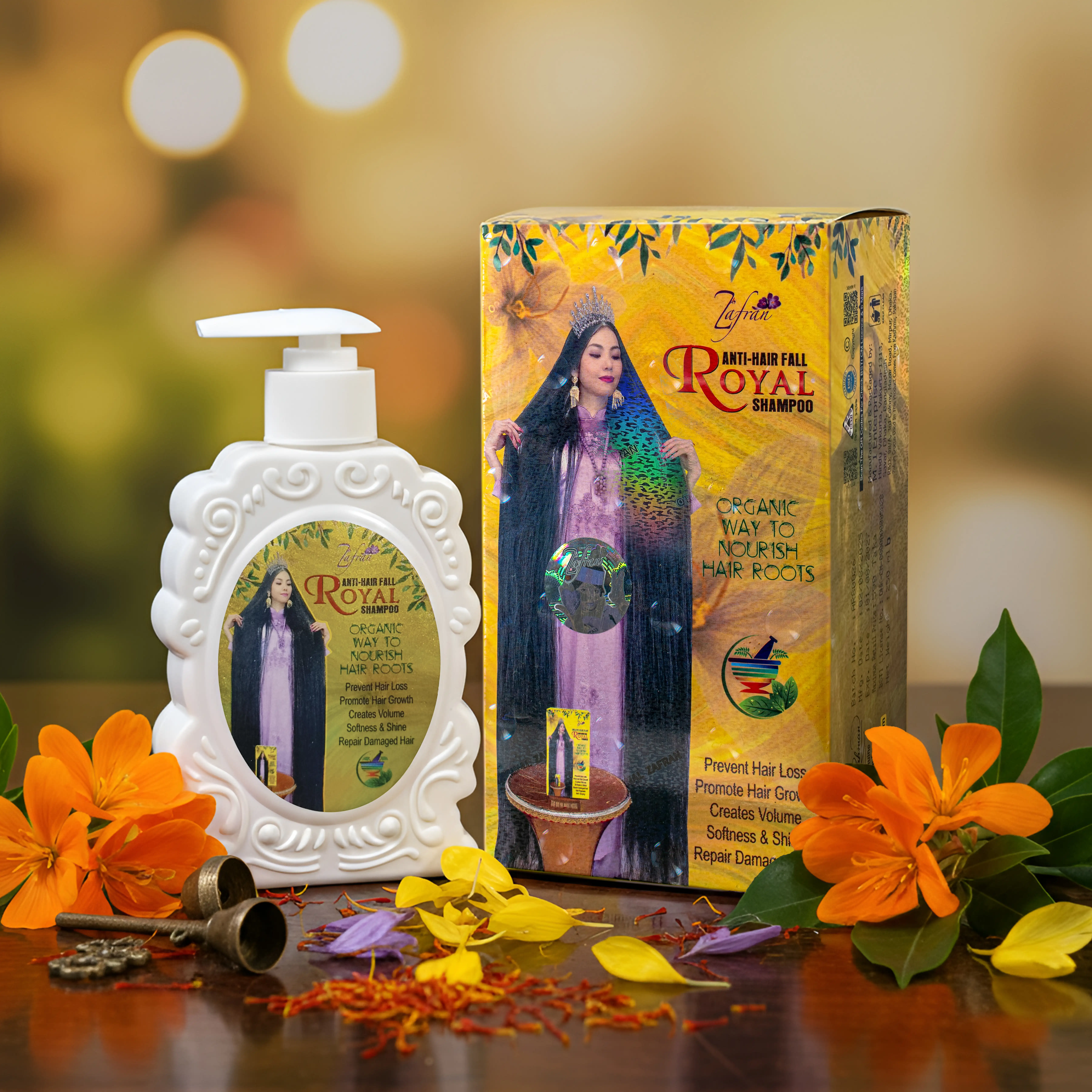 Zafran Anti-Hair Fall Royal Shampoo
